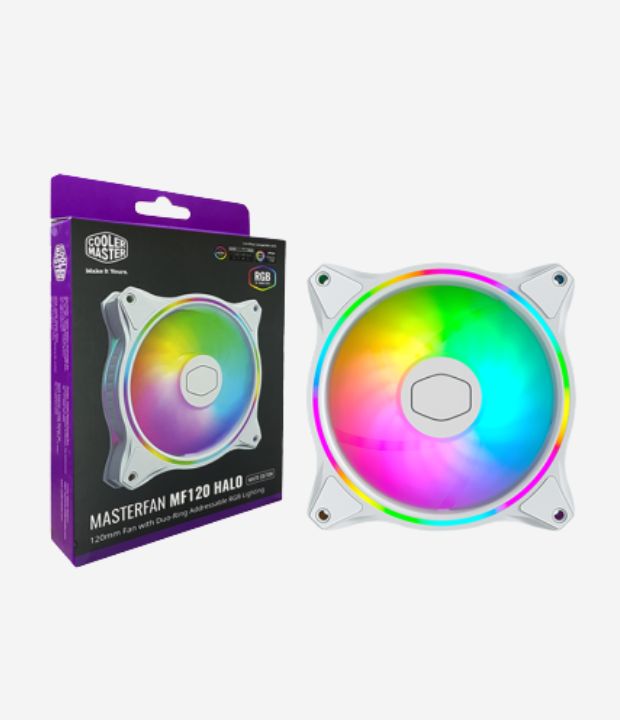 Cooler para Case Cooler Master MasterFan MF120 Halo White Edition