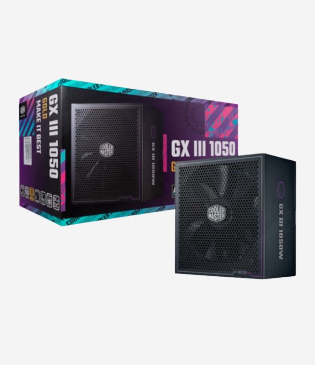 Fuente de poder Cooler Master GX3 1050W Gold FM ATX 3.0 A/US Cable - Full Modular